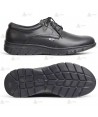 Zapato de piel con cordones para uniformidad