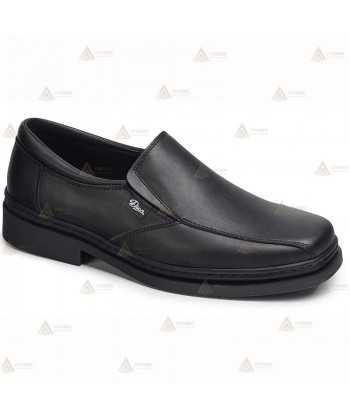 Zapato mocasín de piel para uniformidad