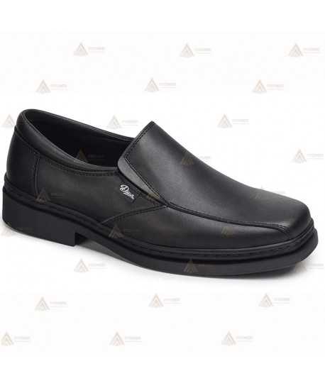 Zapato mocasín de piel para uniformidad