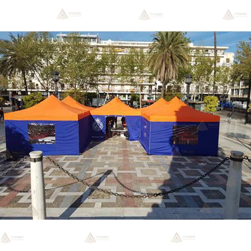Carpas plegables de calidad básica para emergencias