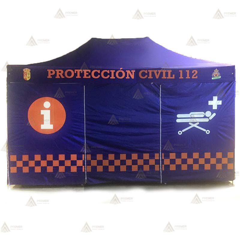 Carpas plegables de calidad para emergencias