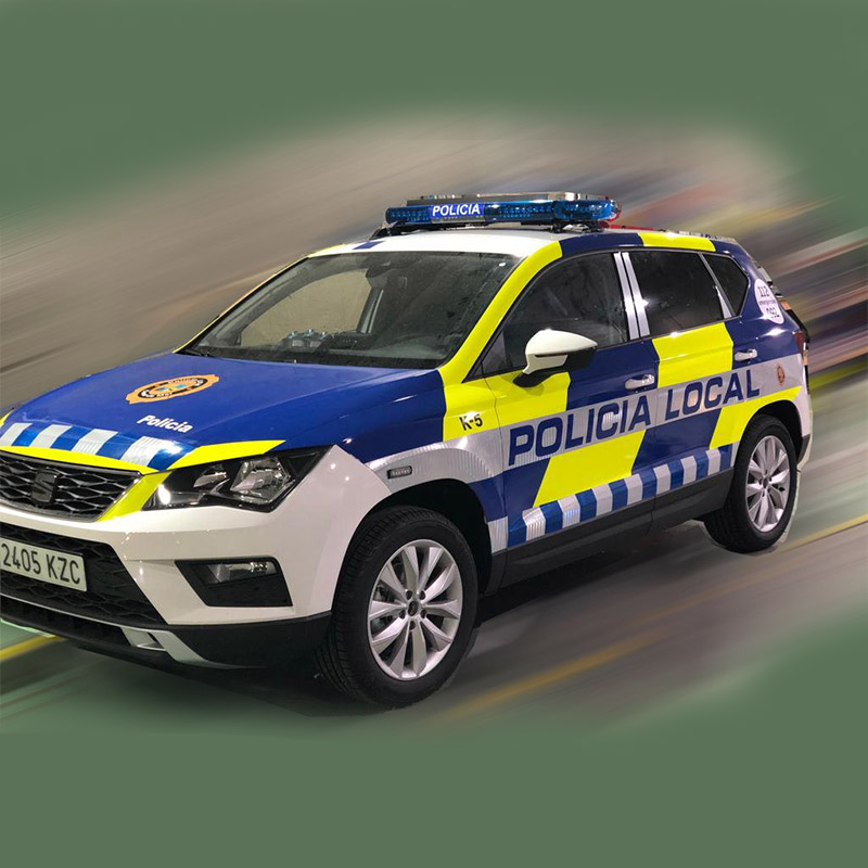 Puentes de luces para vehículos policiales y emergencia