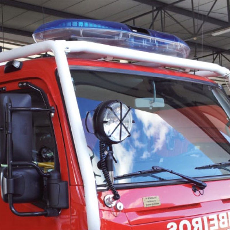 Puentes de luces para vehículos policiales y emergencia