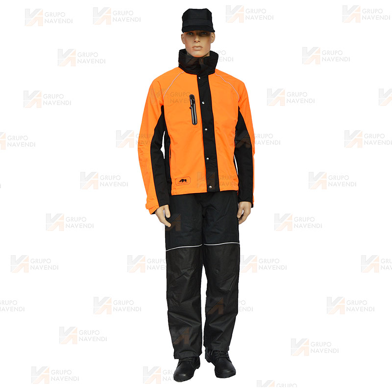 Chubasquero técnico para caza, escalada, montaña y rescate