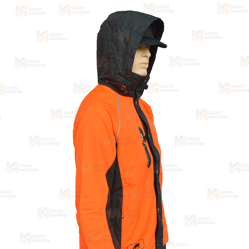 Chubasquero técnico para caza, escalada, montaña y rescate