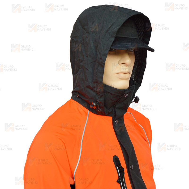 Chubasquero técnico para caza, escalada, montaña y rescate