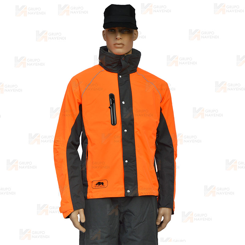 Chubasquero técnico para caza, escalada, montaña y rescate