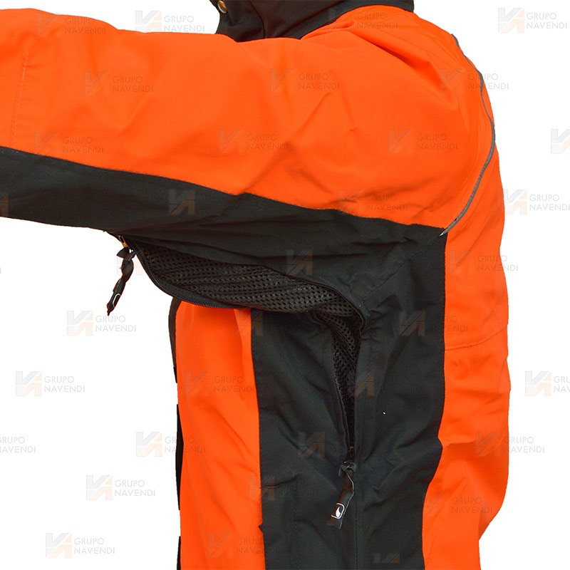Chubasquero técnico para caza, escalada, montaña y rescate