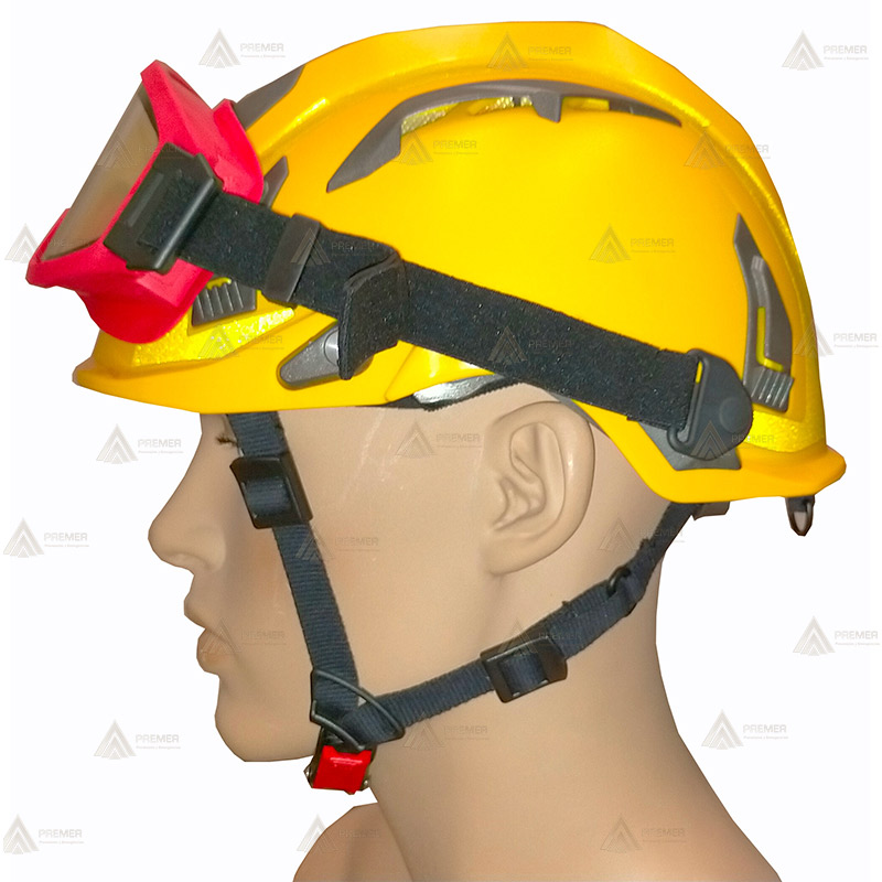 Casco homologado para bomberos forestales y rescate