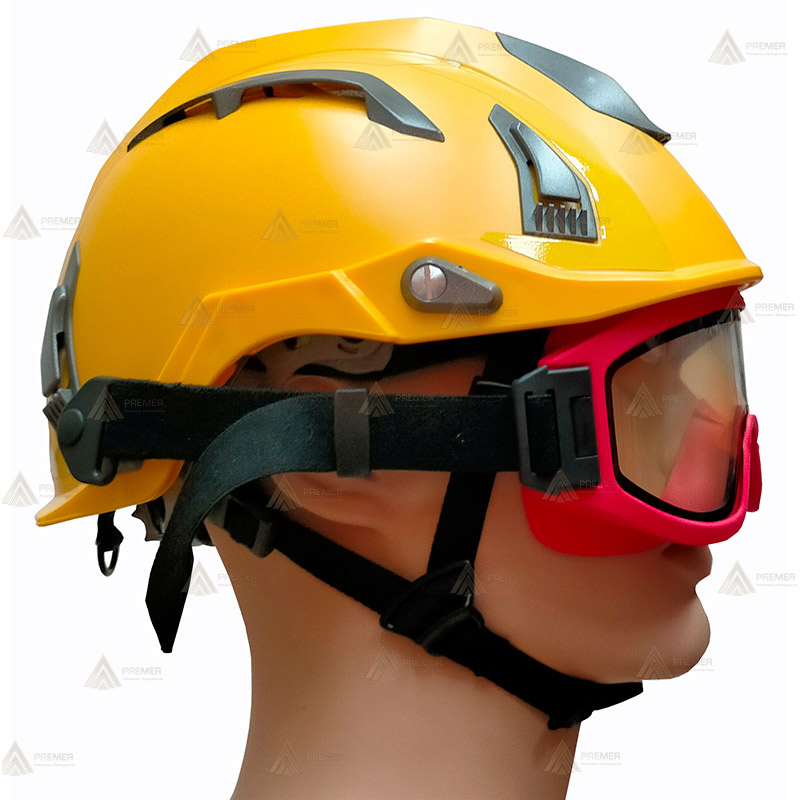 Casco homologado para bomberos forestales y rescate