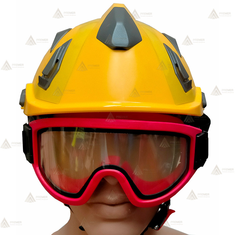 Casco homologado para bomberos forestales y rescate