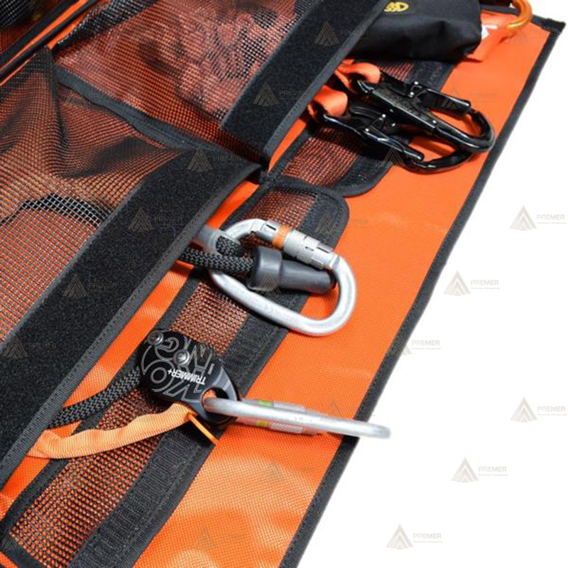 Bolsa porta material de escalada para equipos de rescate