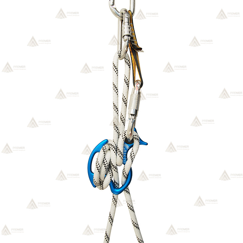 Descensor de aluminio para barranquismo y escalada