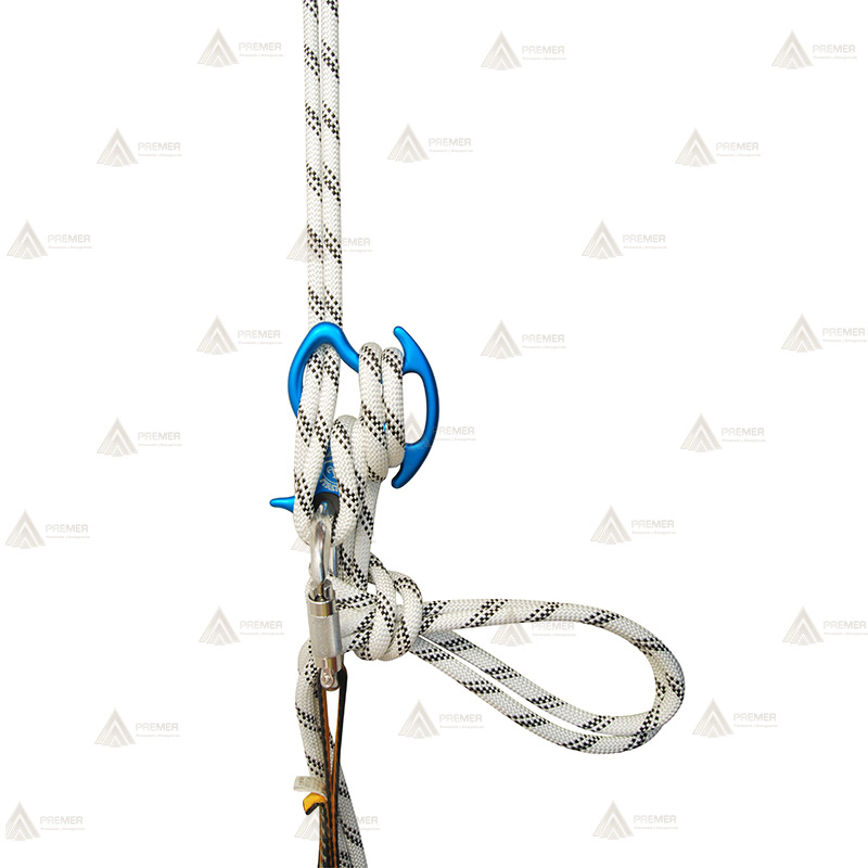 Descensor de aluminio para barranquismo y escalada