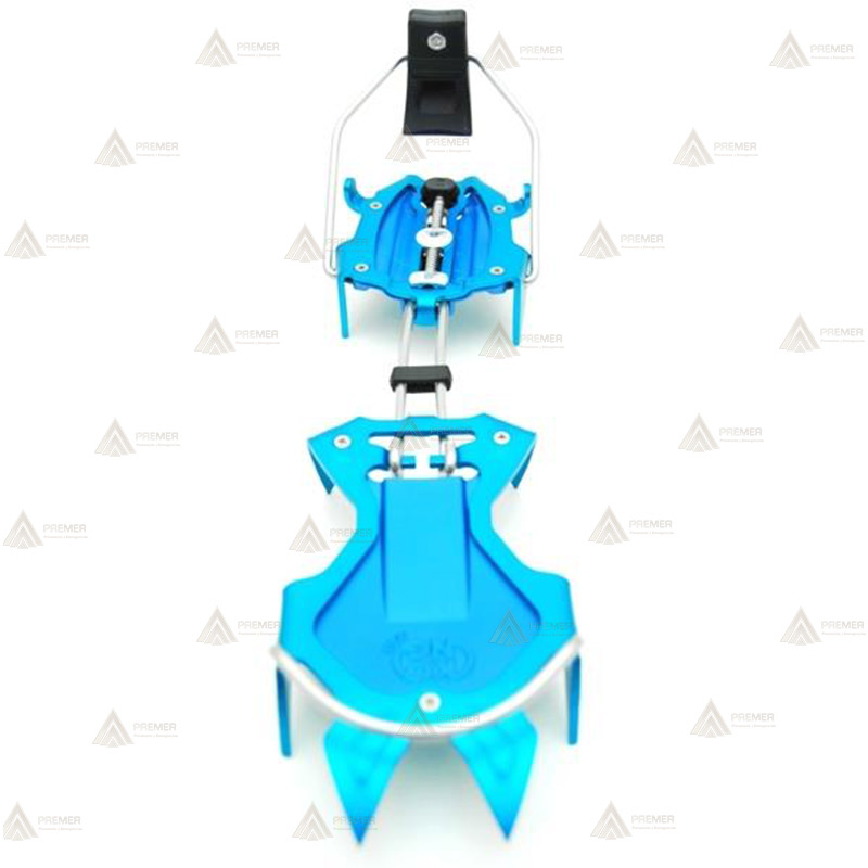 Crampones automáticos de 10 puntas de acero al carbono