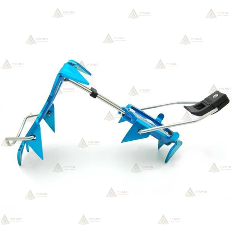Crampones automáticos de 10 puntas de acero al carbono