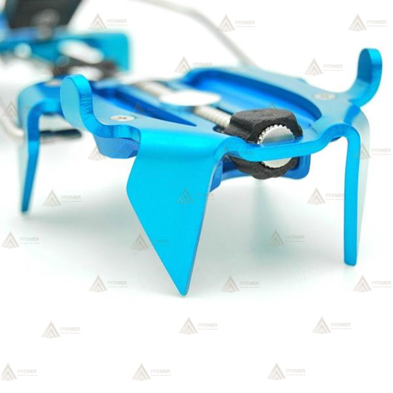 Crampones automáticos de 10 puntas de acero al carbono