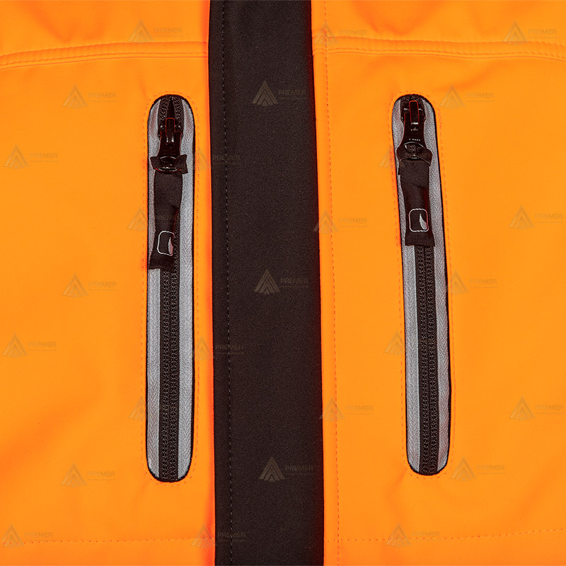 Chaqueta softshell con mangas desmontables para montaña y rescate