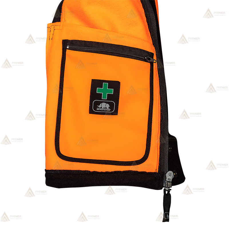 Chaqueta softshell con mangas desmontables para montaña y rescate