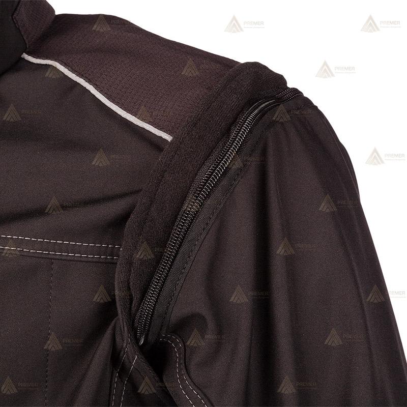 Chaqueta softshell con mangas desmontables para montaña y rescate