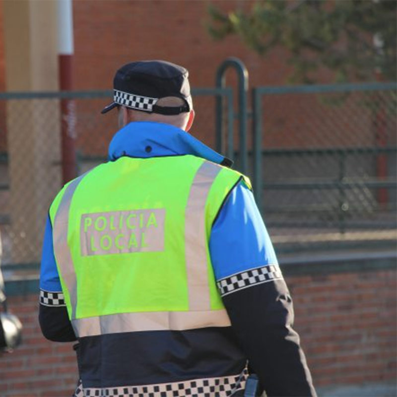 Chaleco alta visibilidad para Policía Local