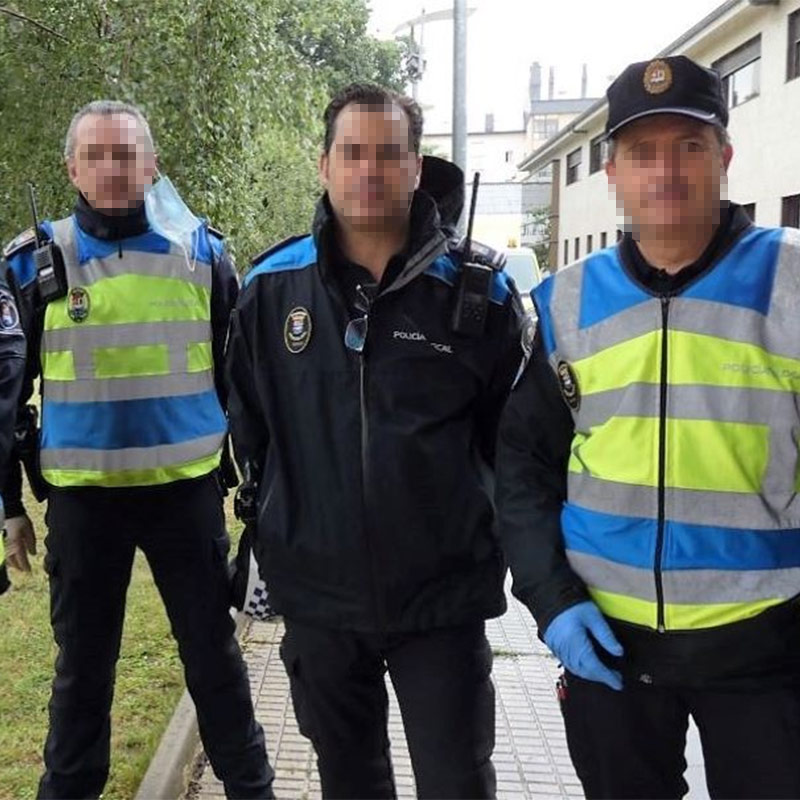 Chaleco alta visibilidad para Policía Local