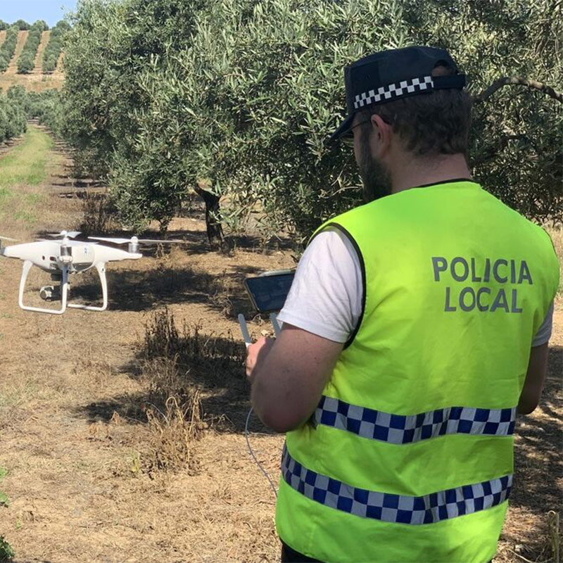 Chaleco alta visibilidad para Policía Local