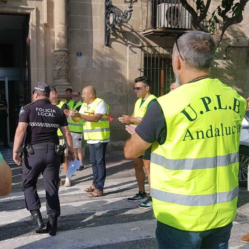 Chaleco alta visibilidad para Policía Local