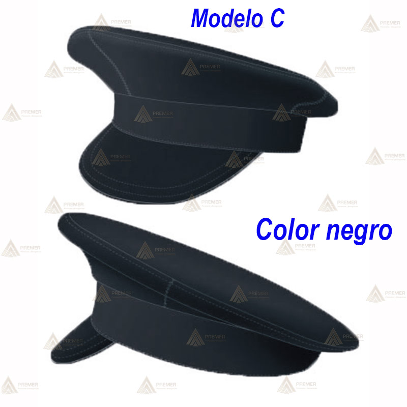 Gorras de gala para uniformidad color azul marino