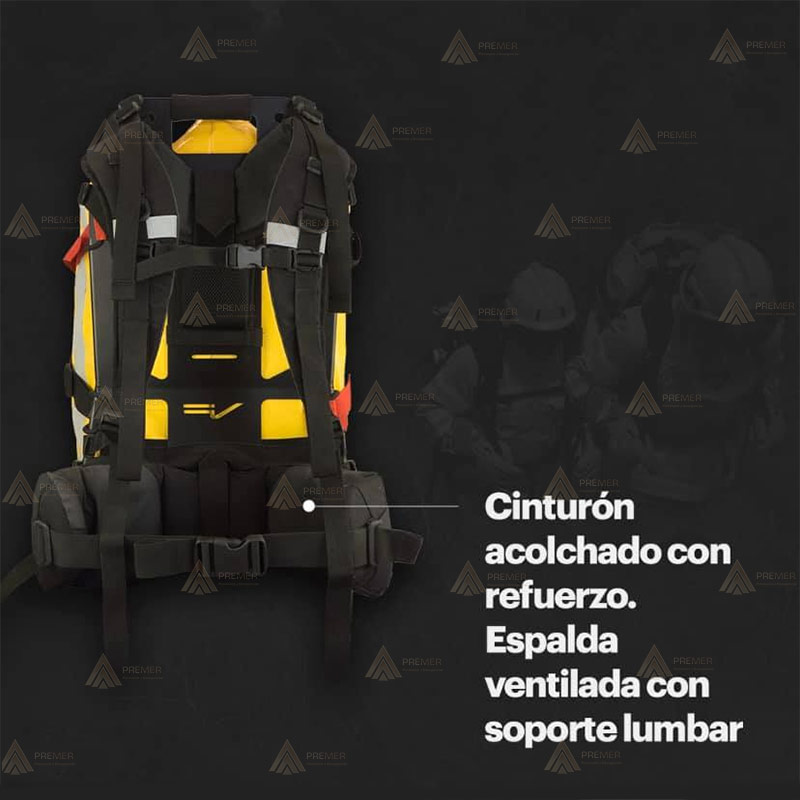 Mochila portamangueras para forestales