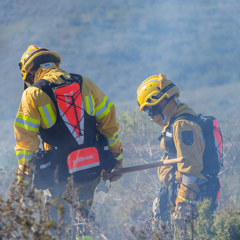 Mochila forestal modulable y ergonómica